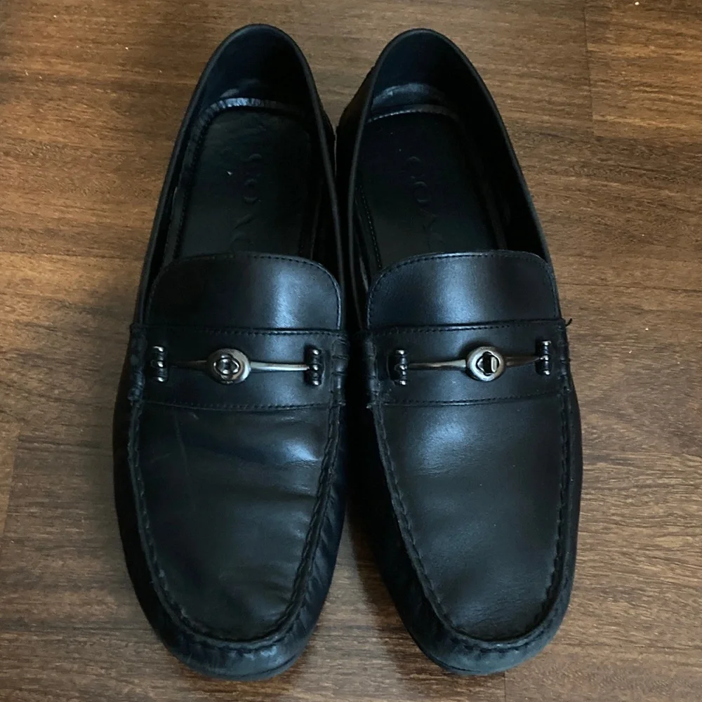 Coach Men's Black Loafers Sz 11